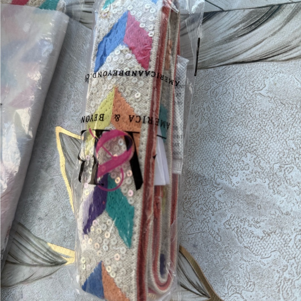 AMERICA & BEYOND Beyond/Embellished Tote Bag 3 Piece Set Boho Made In India 🇮🇳 - Picture 4 of 8